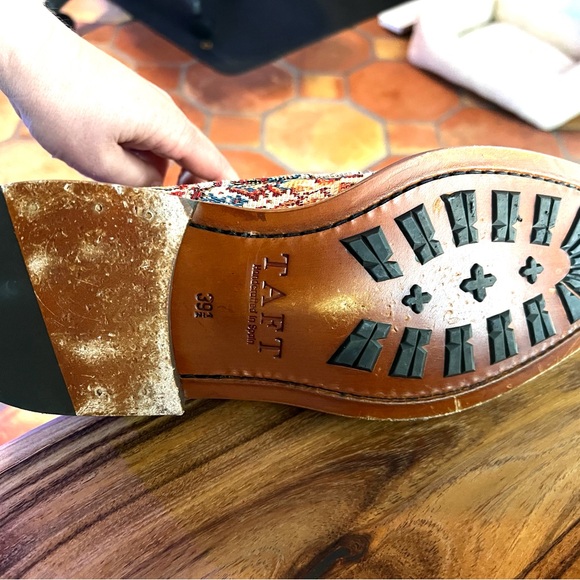 Taft Floral Tapestry Lace-Up Boots - Picture 4 of 4